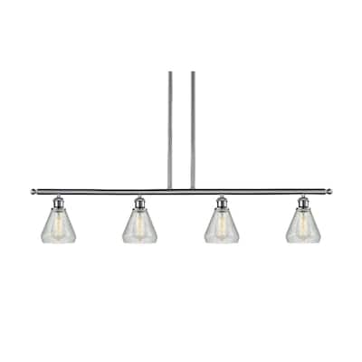 Innovations Lighting Conesus 4 Light 48" Wide Linear Chandelier