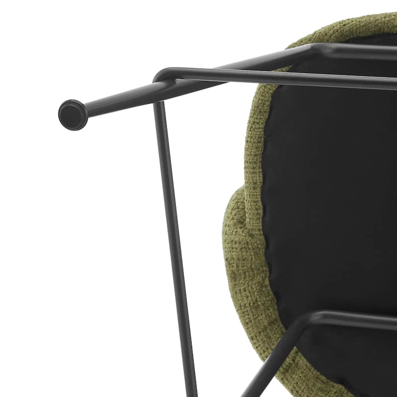 NPD Furniture Millie Fabric Counter Stool (Set of 2)