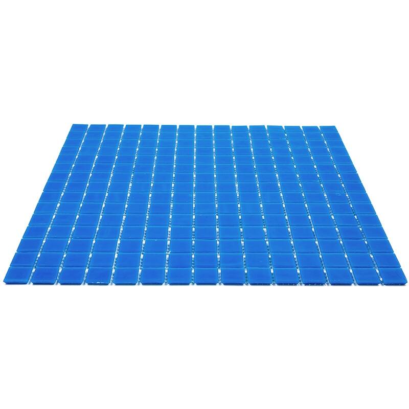 Apollo tile 12" x 12" Dune Glossy Denim Blue Glass Tile (20 sq ft/case) - 20 Pack