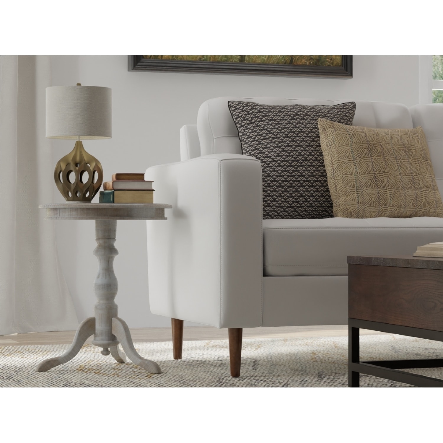 Carolina Living Gilda Side Table - Natural Driftwood - On Sale