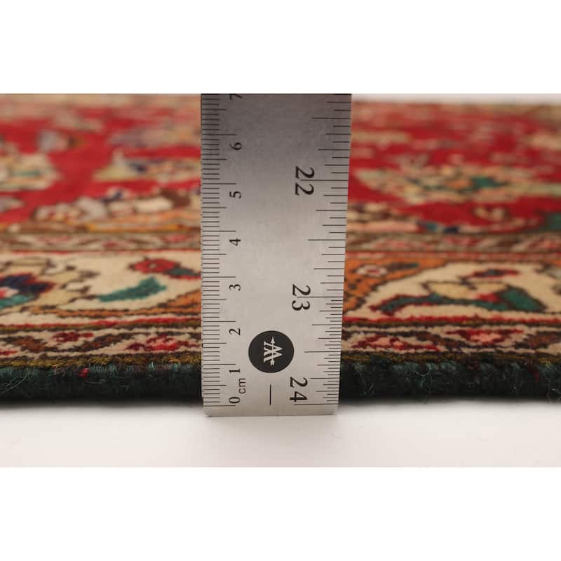 ECARPETGALLERY Hand-knotted Kayseri Red Wool Rug - 2'11 x 13'0