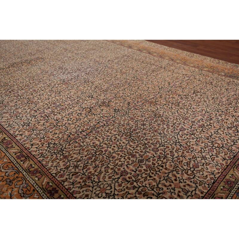 Anatolian Turkish Vintage Rug Hand-Knotted Oriental Wool Carpet - 6'6" X 9'7"