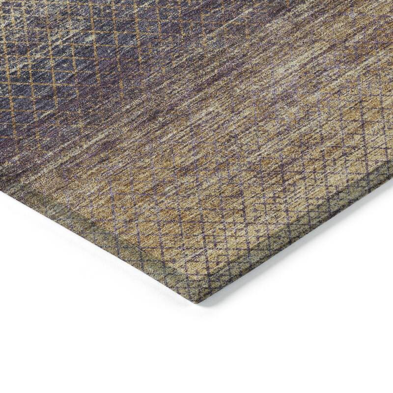 HomeRoots Geometric Transitional Rectangle Outdoor Rug