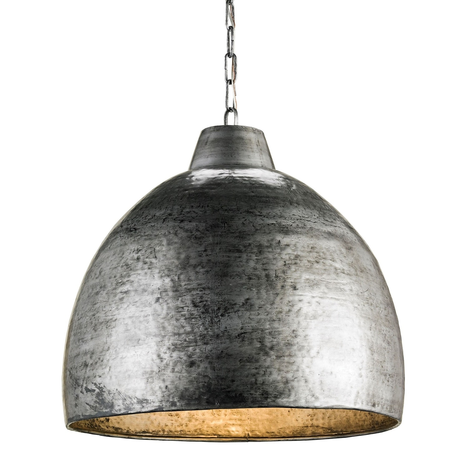 Hammered metal pendant discount