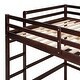 preview thumbnail 13 of 52, Wooden Loft Bed with Desk, Writing Board and 2 Drawers Cabinet