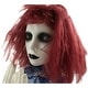 preview thumbnail 13 of 14, Haunted Hill Farm 27 In. Pop-Up Animatronic Haunted Doll, Indoor/Outdoor Halloween Decoration, Red Flashing Eyes, Noises