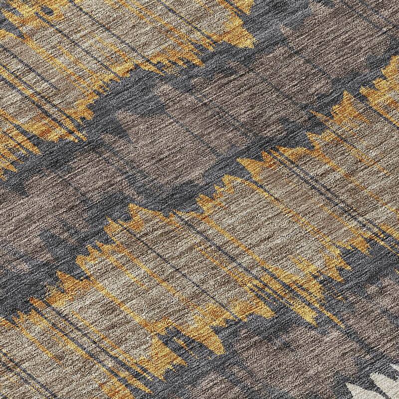 Machine Washable Indoor/ Outdoor Chantille Abstract Ombre Rug