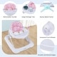 preview thumbnail 9 of 17, Foldable Baby Activity Walker with Adjustable Height and Detachable Seat Cushion