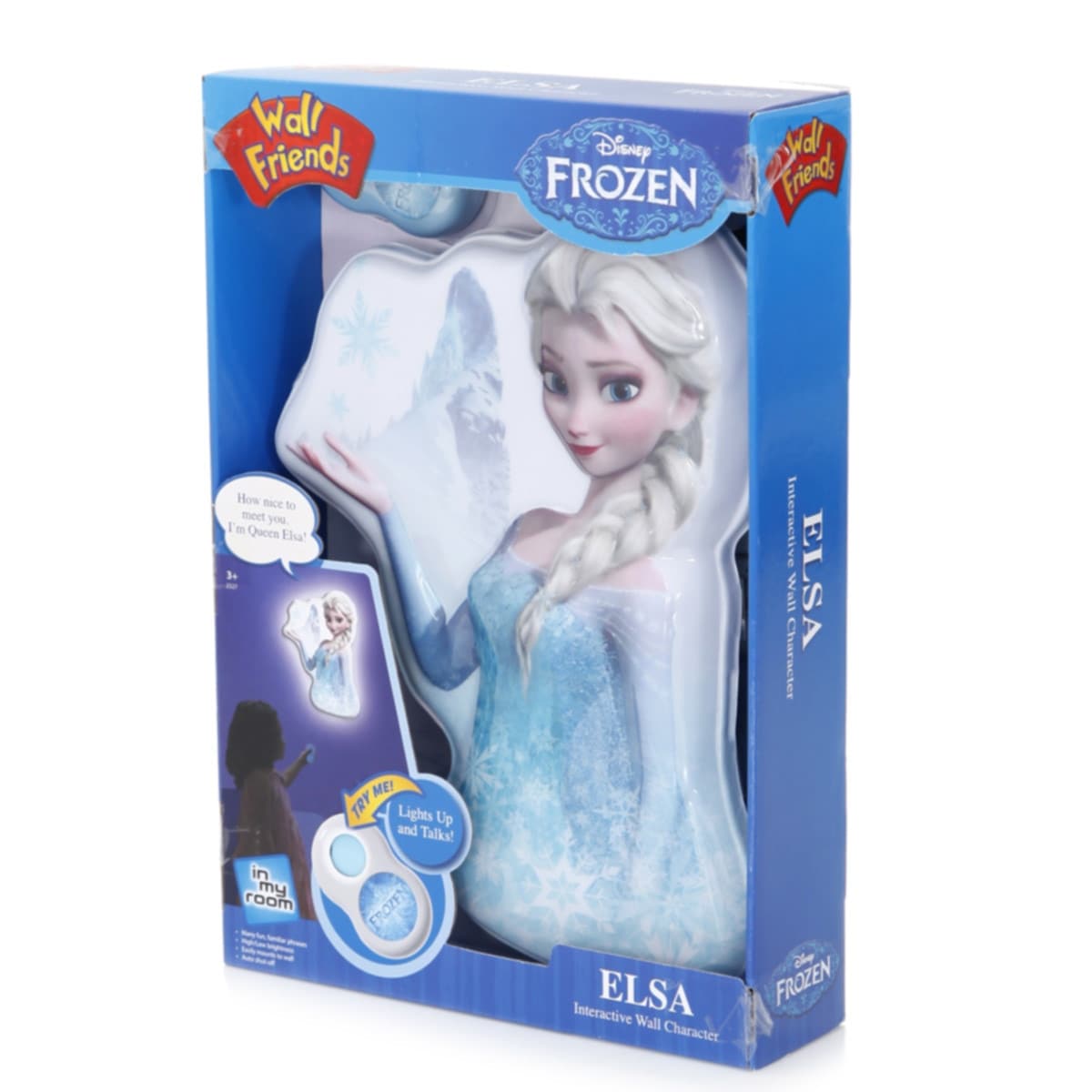 Disney Frozen Elsa Interactive Room Wall Character Night Light With Remote Control