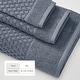 preview thumbnail 102 of 197, Linery & Co. Cotton Diamond Waffle Texture Bath Towels