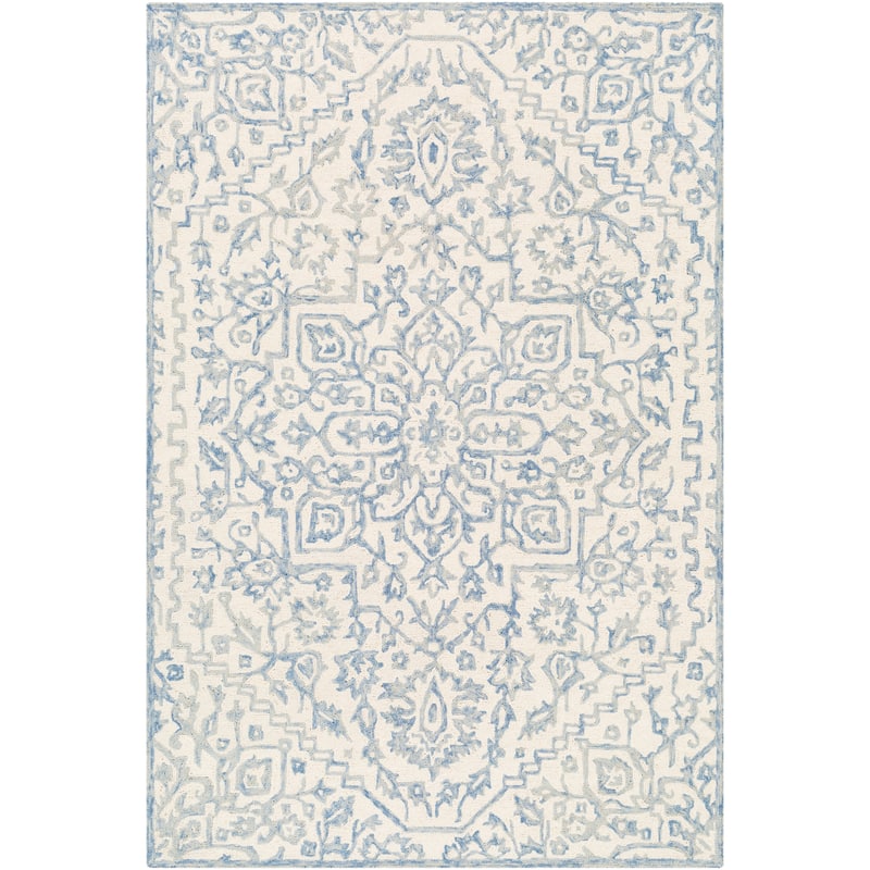 Livabliss Hensley Handmade Medallion Wool Area Rug