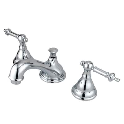 Kingston Brass 1.2 GPM Widespread Bathroom Faucet with Pop-Up Drain