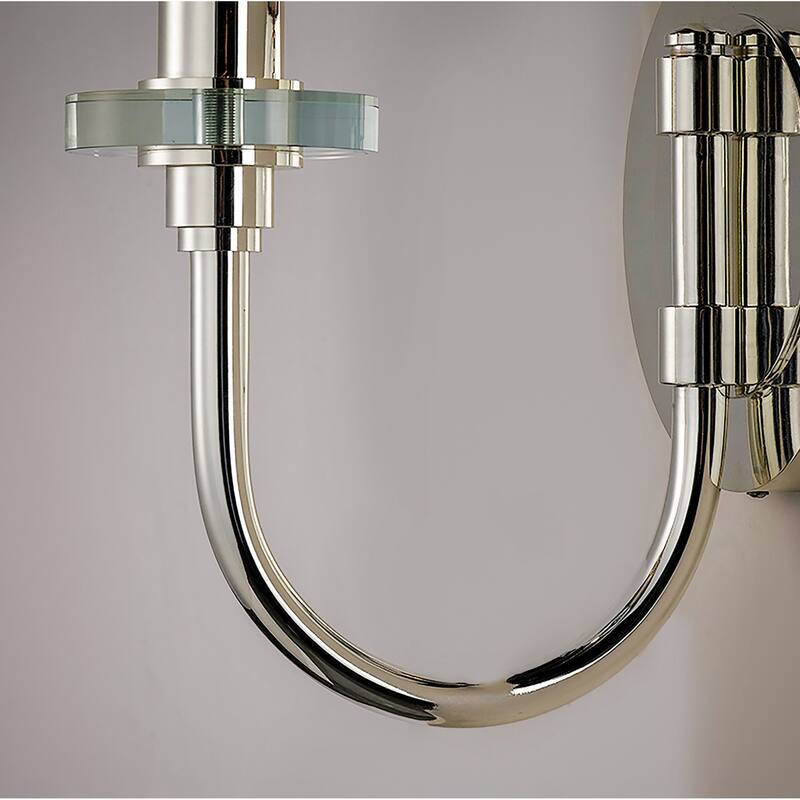 Studio M Manhattan Single Light 9" Tall Wall Sconce with Silk Shade