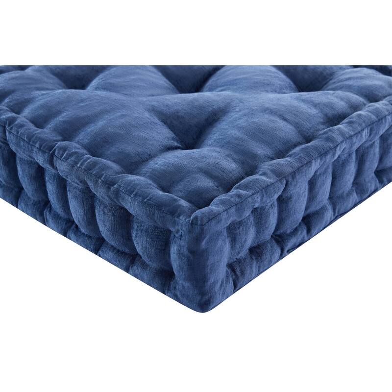 Intelligent Design Azza Poly Chenille Square Floor Pillow Cushion