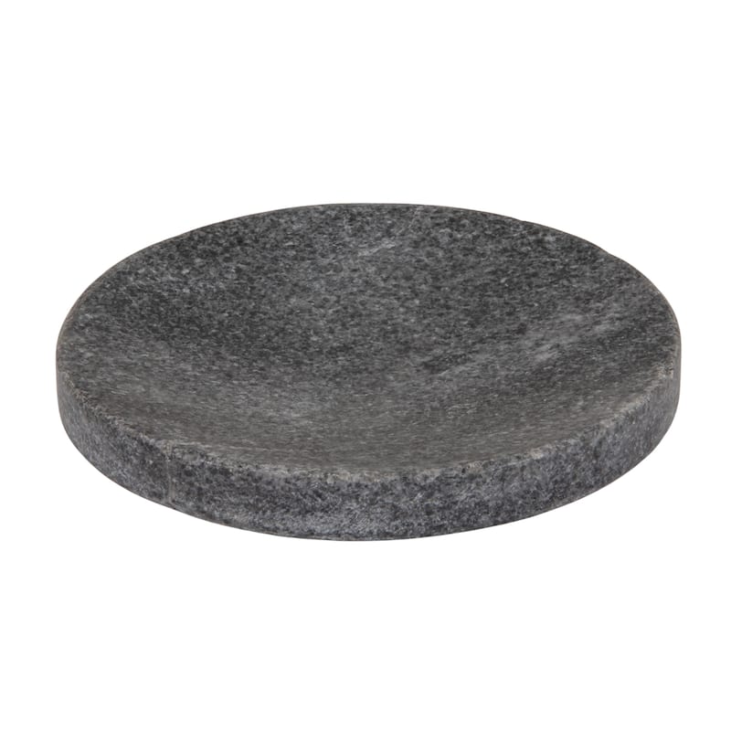 Marble Soap Dish - Grey
