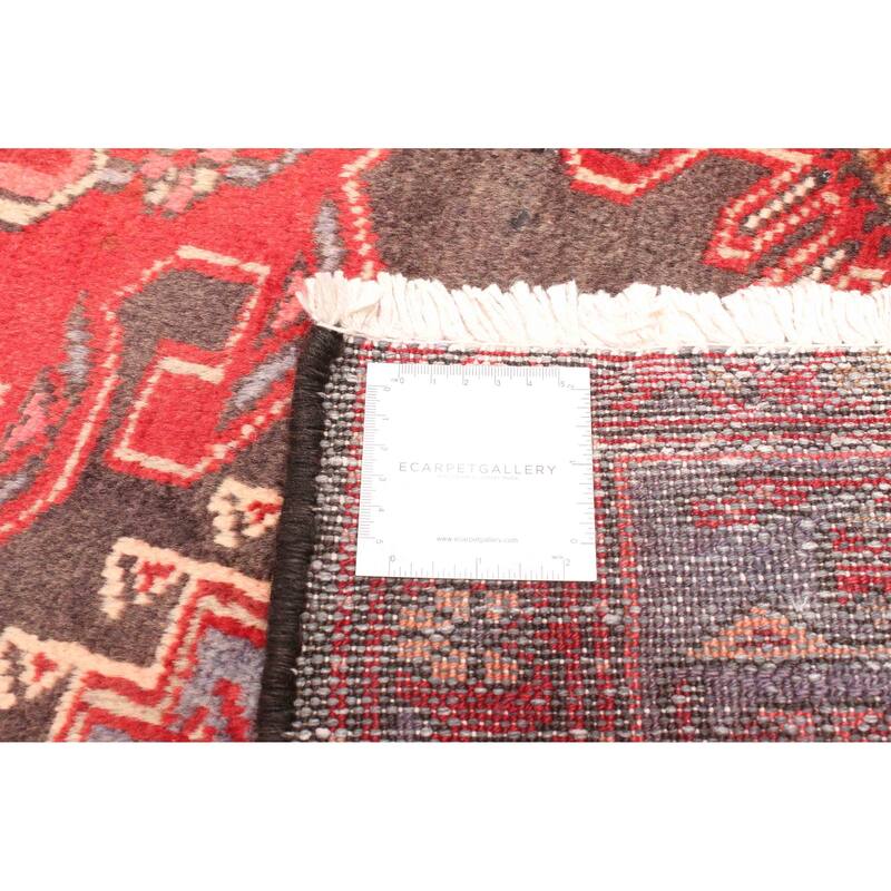 ECARPETGALLERY Hand-knotted Andelz Black Wool Rug - 4'3 x 6'8