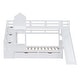 preview thumbnail 5 of 61, Merax Castle Style Bunk Bed with 2 Drawers 3 Shelves and Slide