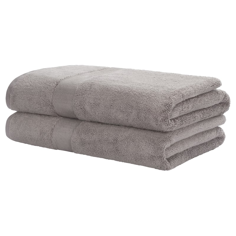 SAFAVIEH Plush Bath Towel (Set of 2) - 27" W x 54" H