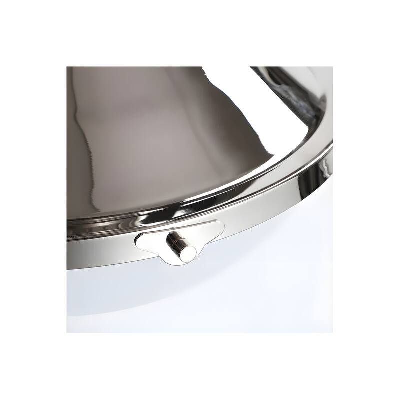 10 in.Collar Metal Round Bowl Flush Mount