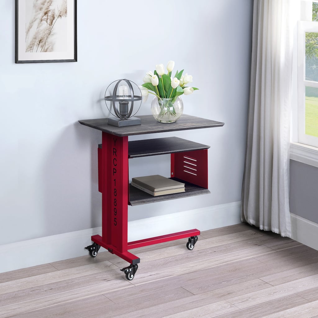 Tasker Accent Table and Wall Shelf Set