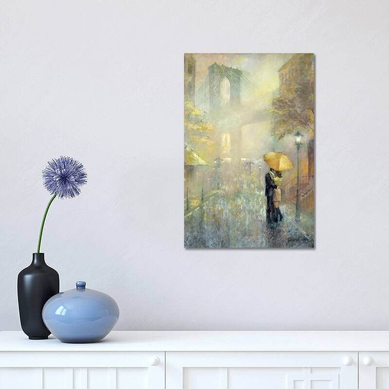 iCanvas "City Romance II" by Ruane Manning Canvas Print - 18x12x1.5