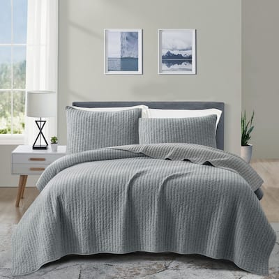 Cotton Reversible 3 Piece Quilt Set