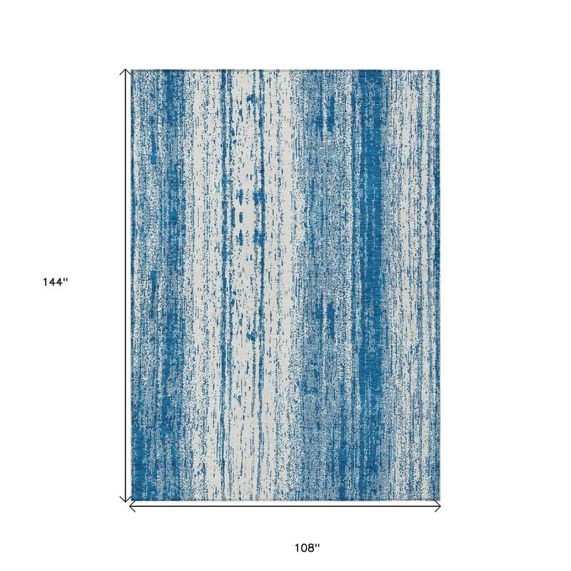 HomeRoots Striped Transitional Rectangle Outdoor Rug