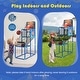 preview thumbnail 7 of 7, Kids Basketball Arcade Game with Electronic Scoreboard and Sound Effect - 35.5" x 16.5" x 53"