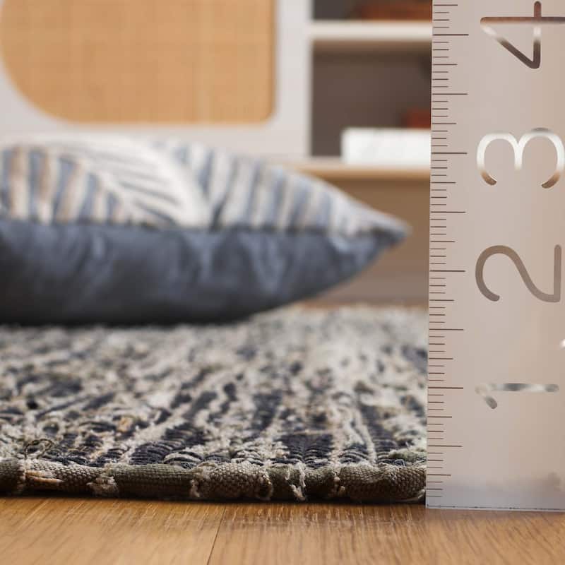 SAFAVIEH Hand-Woven Rag Marnita Roely Modern & Contemporary Cotton