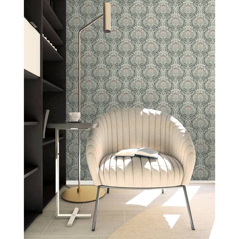 Fallon Brown Peel and Stick Wallpaper