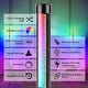 preview thumbnail 7 of 12, Minimalism RGB Corner Floor Lamp-Set Of 2 - 55in