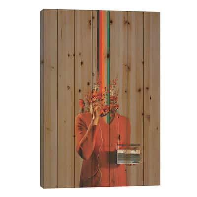 Musicolor Print On Wood by Frank Moth - Multi-Color