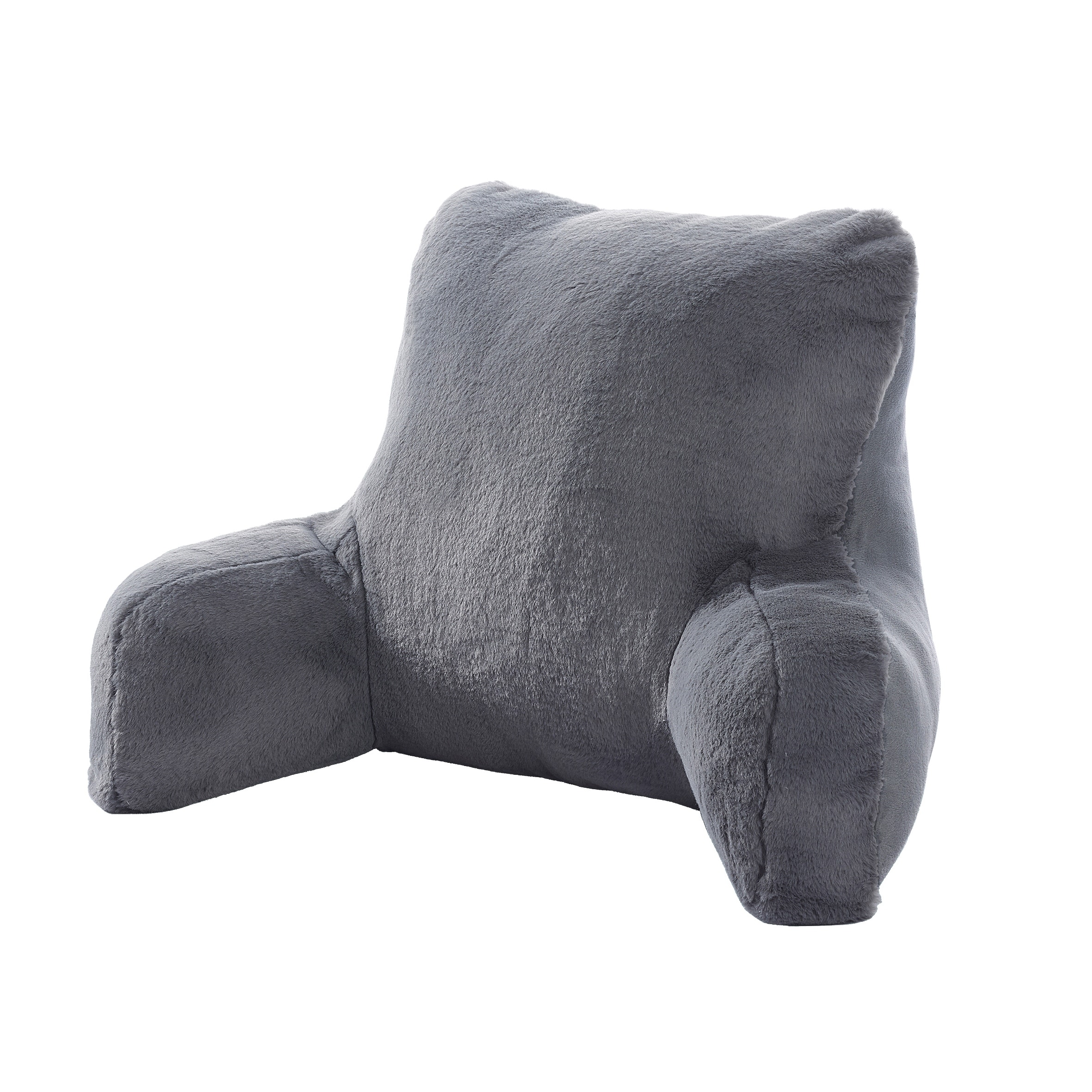 Home Soft Things FauxFur Bedrest Reading Pillow