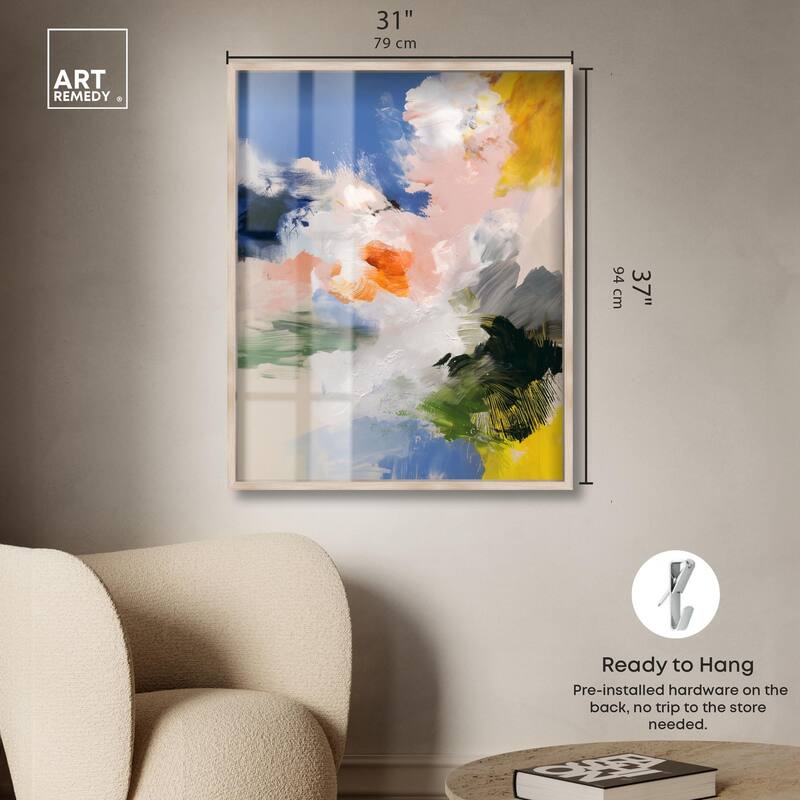 Clouds and Color I Shadowbox by Art Remedy