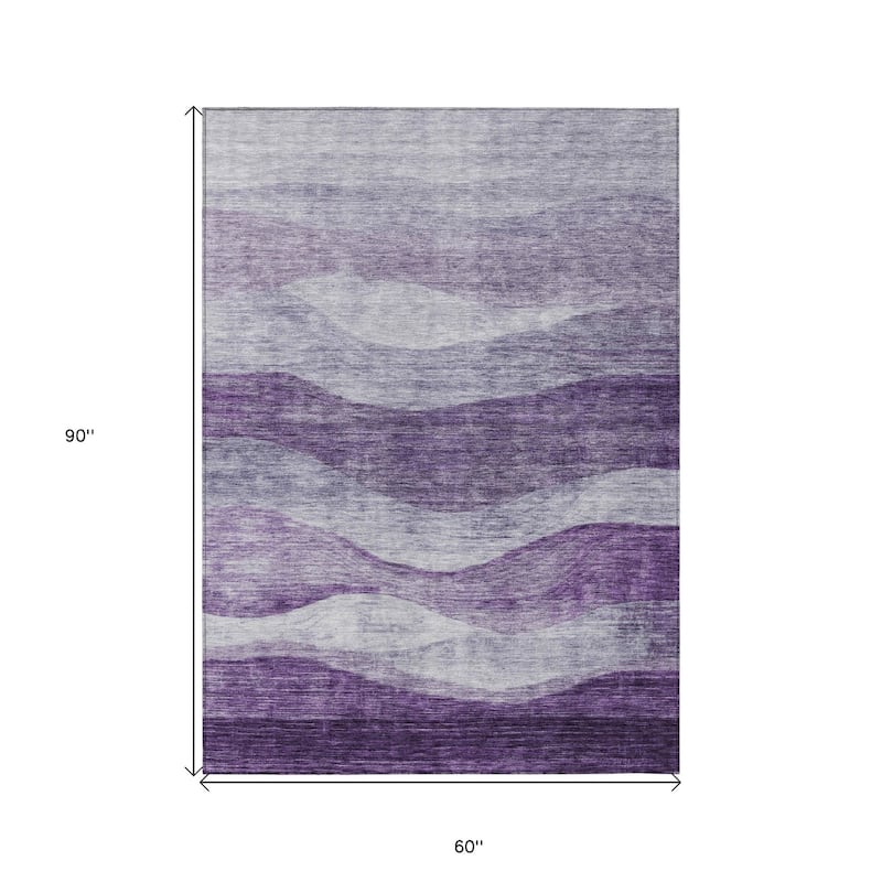 HomeRoots Abstract Transitional Rectangle Outdoor Rug