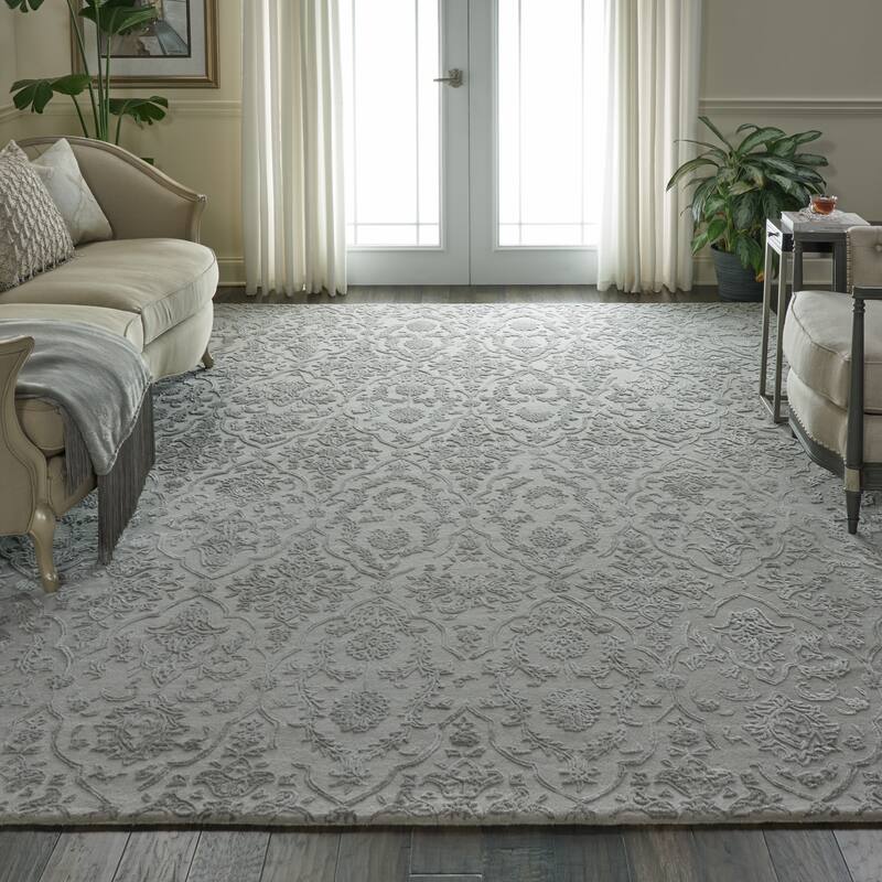 Nourison Opaline Damask Area Rug