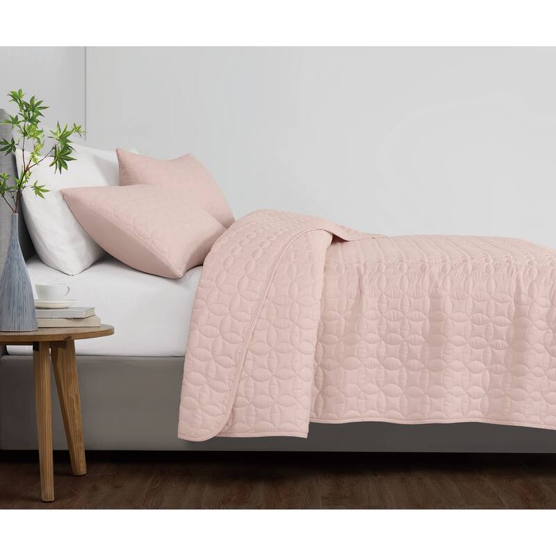 Cannon Geo Circle Solid Quilt Set