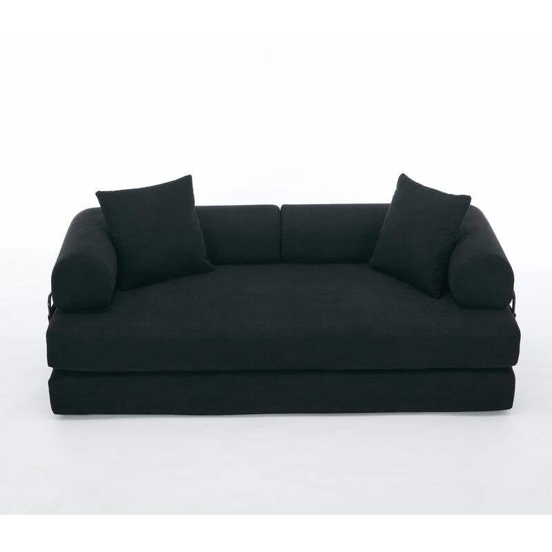 Folding Convertible Out Sleeper Sofa Bed,4-in-1 DIY Combination Convertible Sofa