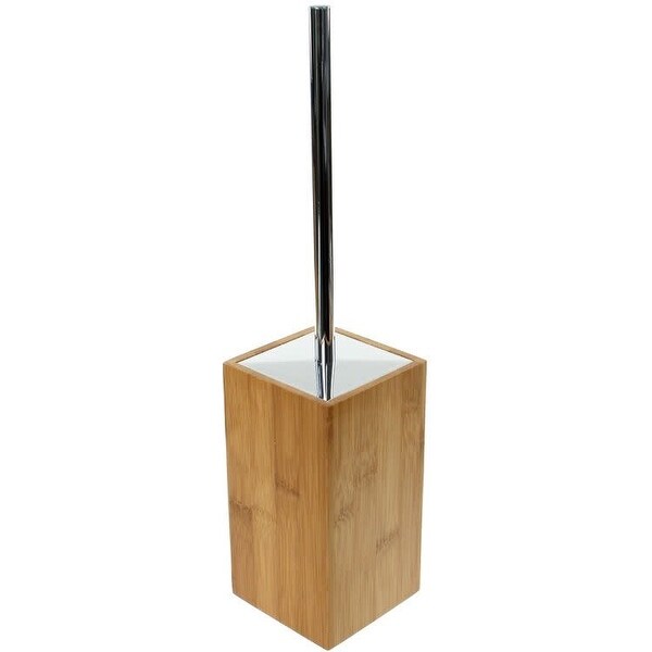 Nameeks PO33 Gedy Free Standing Toilet Brush Holder - Bamboo