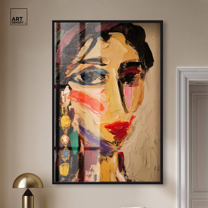 Colorful Expression I Shadowbox by Art Remedy