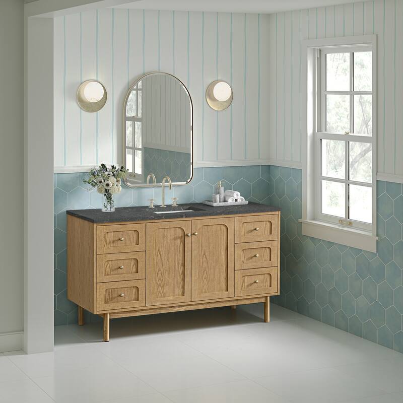James Martin Vanities 545-V60S-FPBL Laurent 60" Wall Mounted or Free