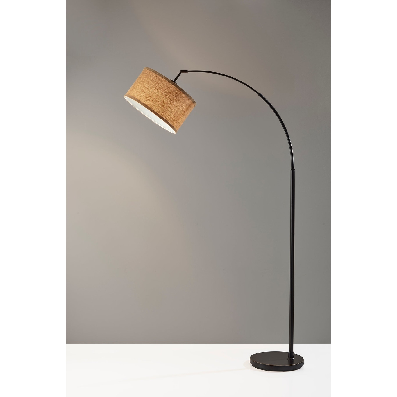 Carson carrington ylserod antique bronze clearance arc floor lamp