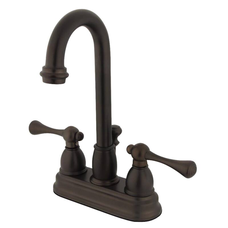 Kingston Brass Vintage Centerset Bathroom Faucet with Pop-Up Drain - Oil Rubbed Bronze