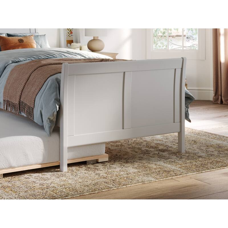 Portland Solid Wood Platform Bed with Matching Footboard and Trundle