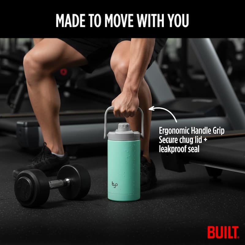 Byo 64 Oz Double Walled Insulated Stainless Steel Bottle - 64 Oz