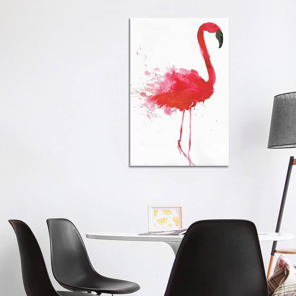 iCanvas "Flamingo Portrait II" by Aimee Wilson Canvas Print