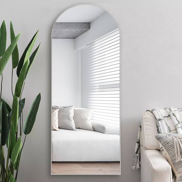 Arched Top Full-length Freestanding/ Leaning/ Hanging Wall Mirror