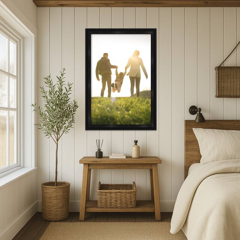 Grand Black Narrow Framed Picture Frame, Photo Frame