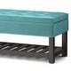preview thumbnail 33 of 136, WYNDENHALL Essex 44 inch Wide Transitional Rectangle Ottoman Bench