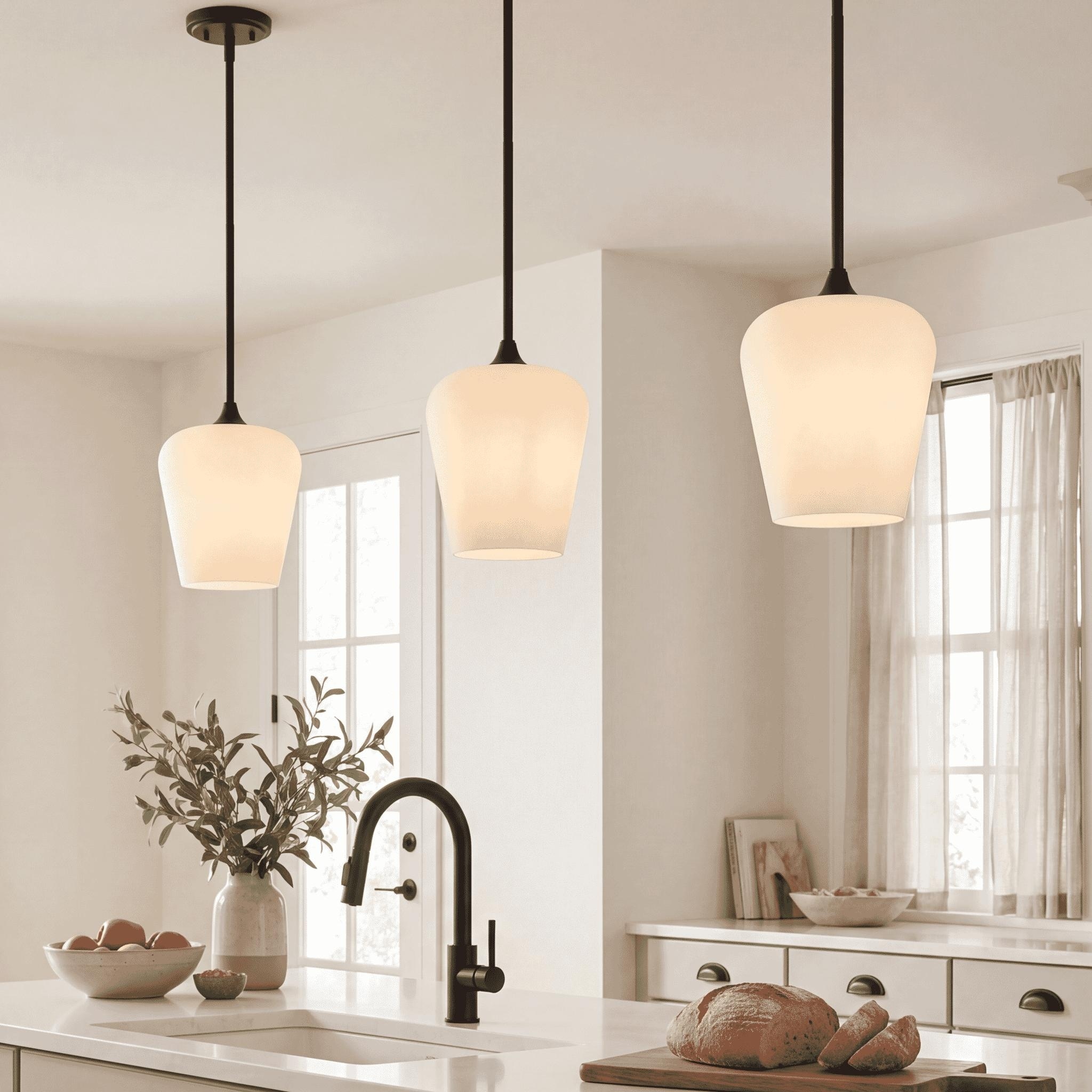 Octave 1-Light Pendant in Matte Black